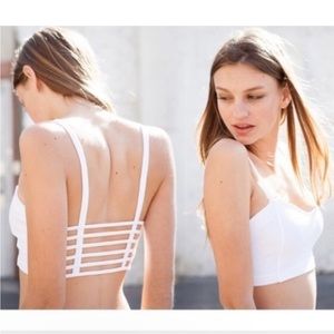 Brandy Melville strappy bralette / crop top